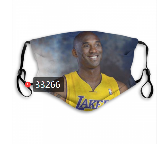 2021 NBA Los Angeles Lakers #24 kobe bryant 33266 Dust mask with filter